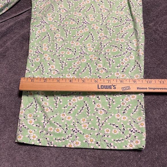 Charter Club Women’s pajama set, Yellow Top, Mint Floral Print Bottom size M/L - Picture 16 of 16